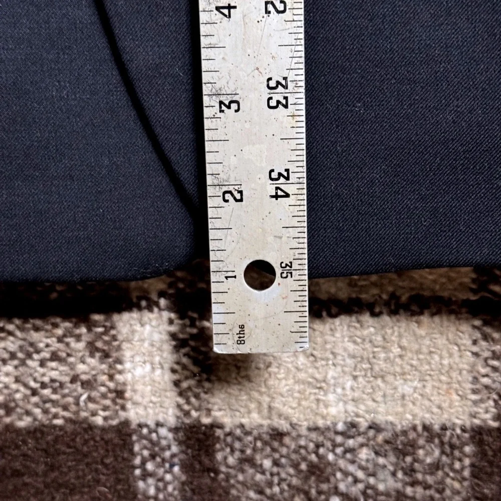 Vintage Lauren Ralph Lauren Black Wool Blazer Gold Buttons 90s Classic